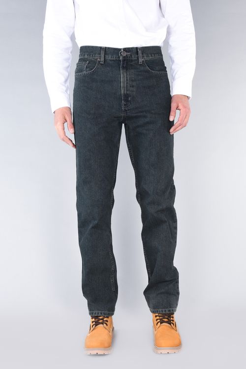 Jeans Oggi Hombre Mezclilla Azul Oscuro Power 106412 Straight