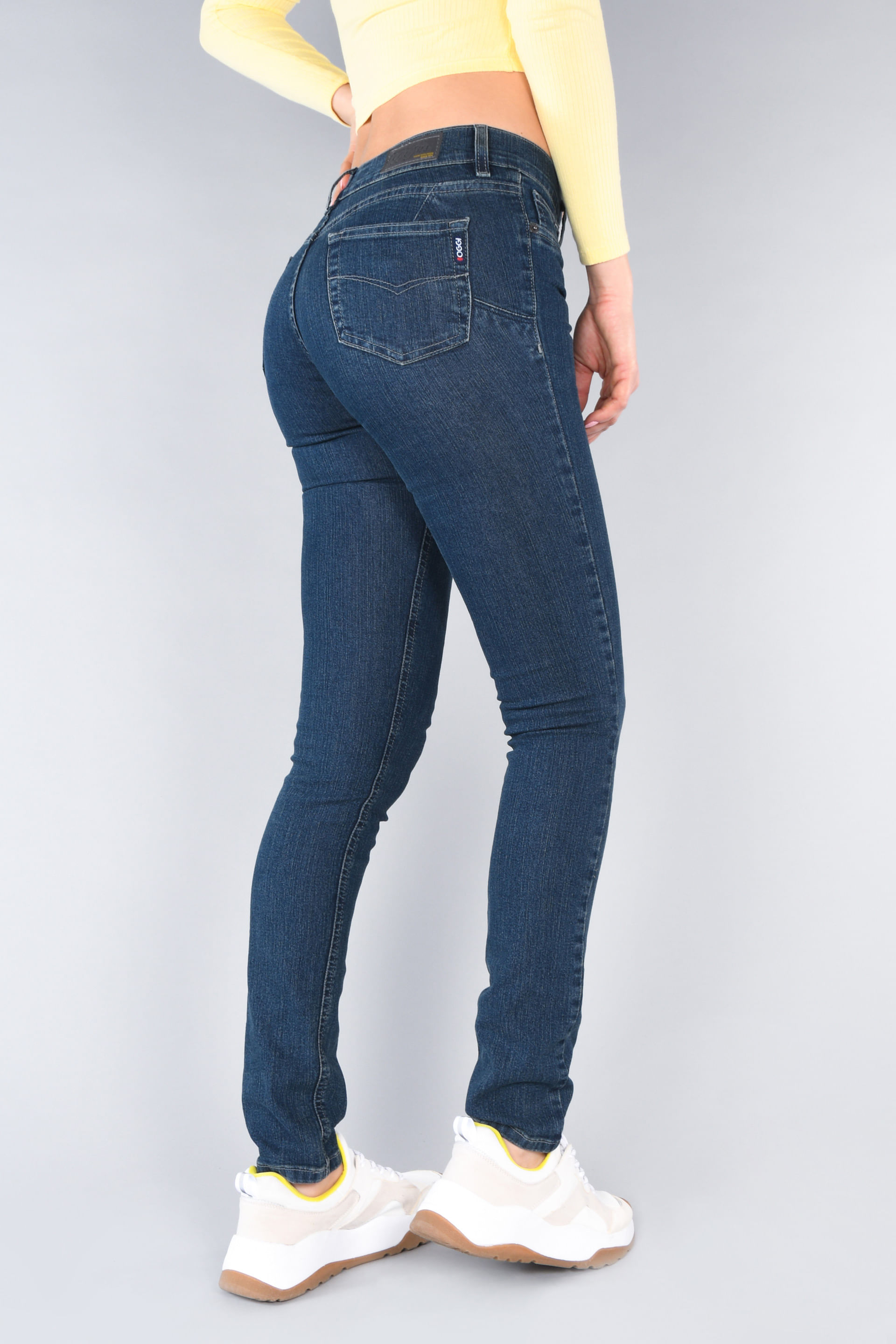 Jeans Slim Oggi - Milah Mujer Azul Oscuro 106050