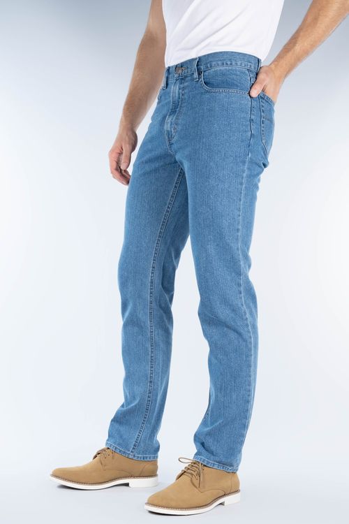 Jeans Oggi Hombre Mezclilla Azul Claro Power 106410 Straight
