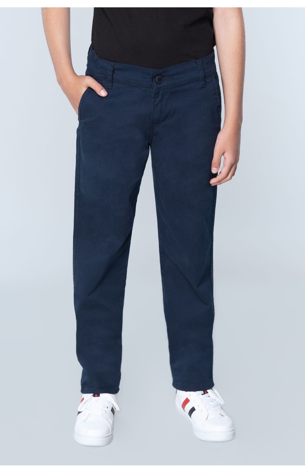 Pantalón Chinos Oggi Niño Slim Marino