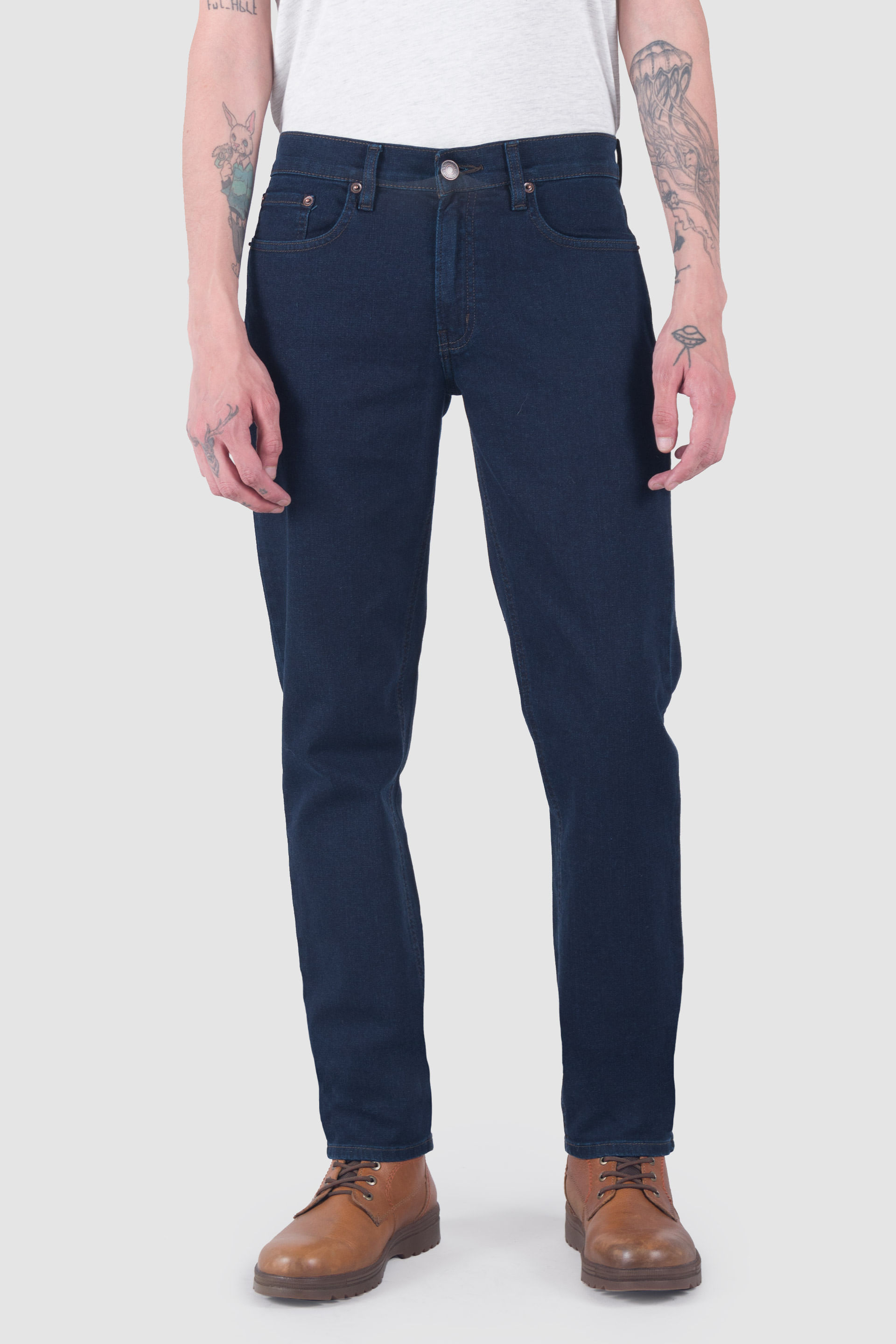 Baggy Jeans Azules Oscuro Hombre Clásico – Pantalones De Mezclilla CDMX  Expertos