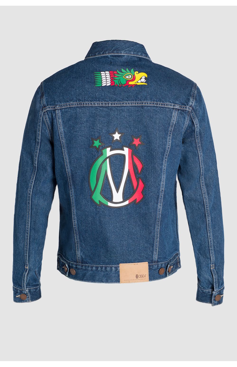 Chamarra Oggi Hombre Mezclilla Azul Medio 2241600 Slim México Campeón
