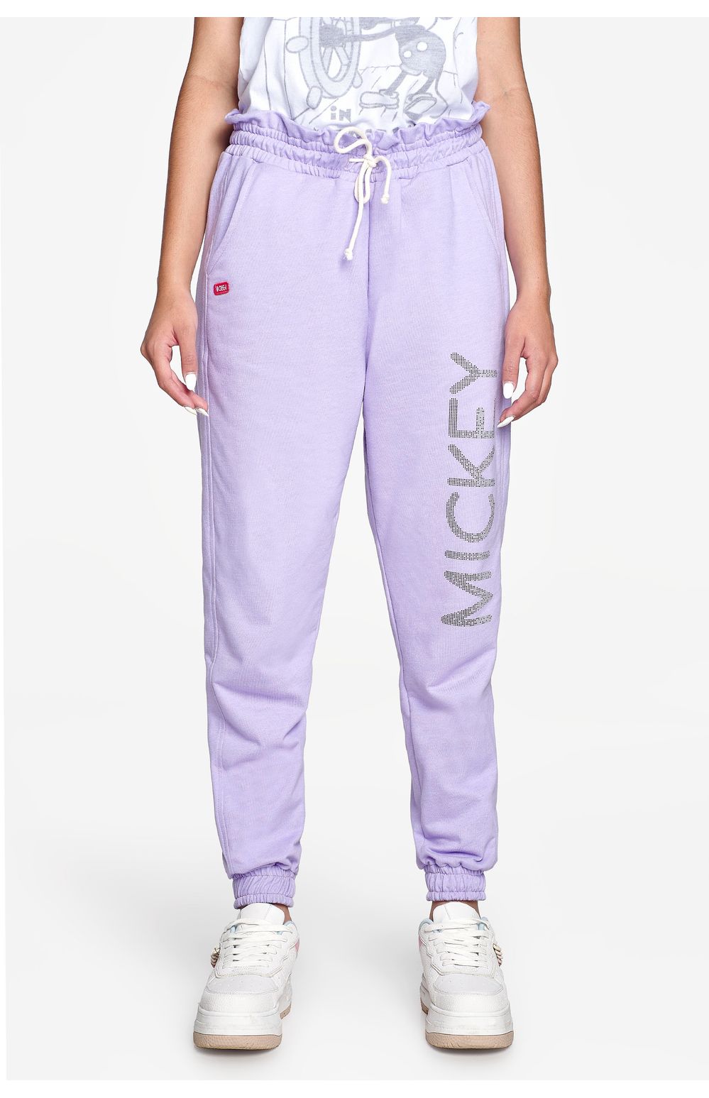 Pants Oggi Disney Mujer Felpa Lila D2242701 Slim