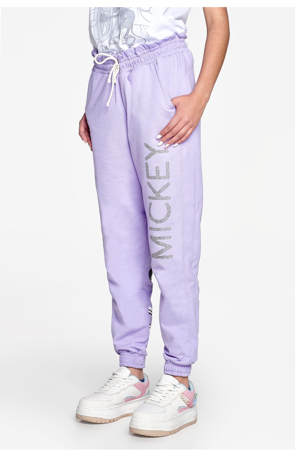 Pants Oggi Disney Mujer Felpa Lila D2242701 Slim