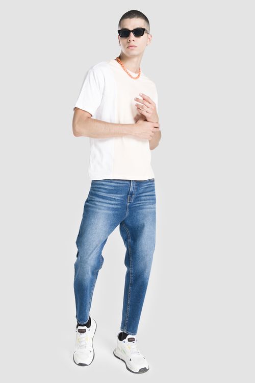 Jeans Ivar Oggi Hombre Mezclilla Azul Claro 2311151 Baggy